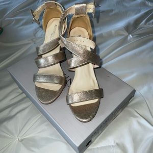 Benjamin Walk Gold Pageant Shoes